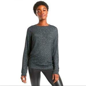 🆕 Athleta Mindful Pullover, Charcoal Grey Heather - NWT🆕
